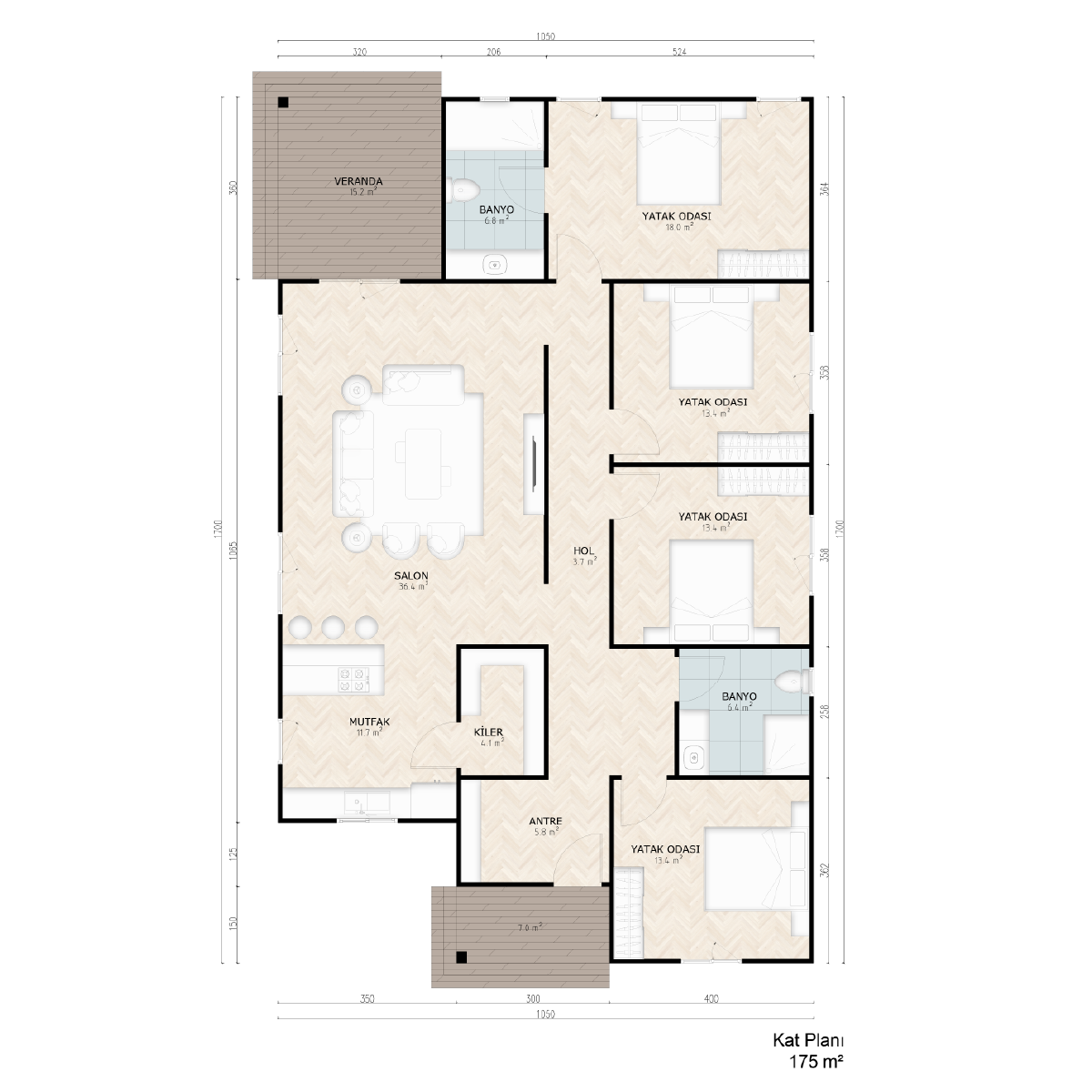AS-1175 Single Storey Steel House Ground Floor Plan