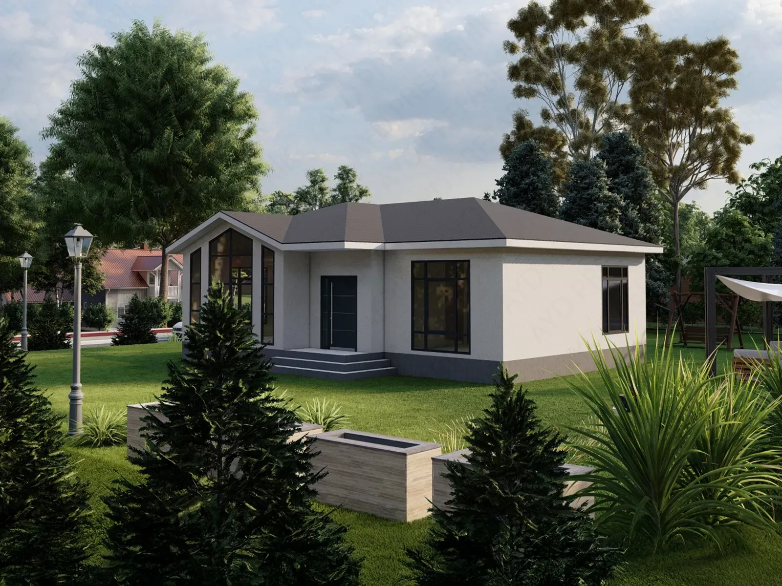 AS-1100 – Tek Katlı Çelik Ev