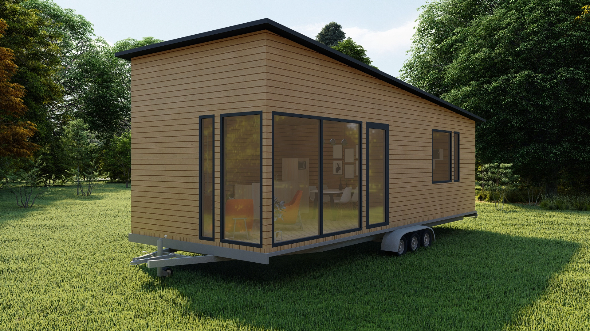 TH-1040 – Tiny House Hafif Çelik Ev